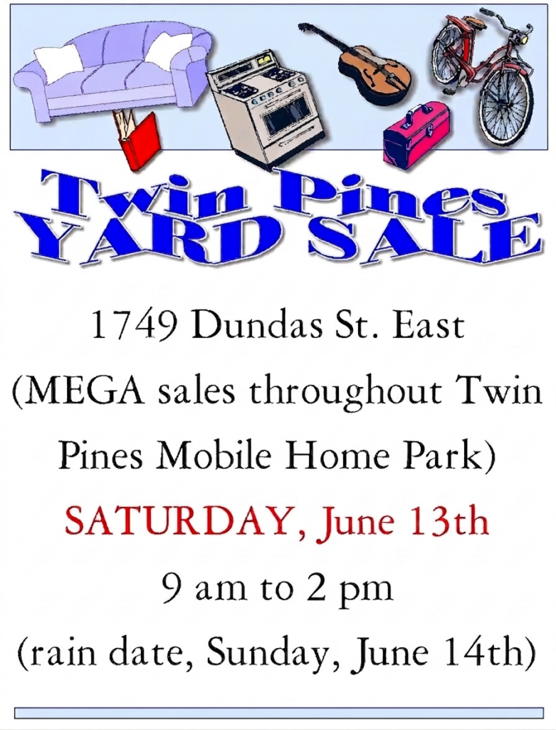 Yard Sale 2025 neighbourhood